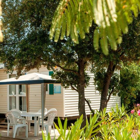 MOBILE HOME 6 people - Comfort | 2 Bedrooms | Sleeps 4-6 people | Single terrace | 1 Bathroom | Air-conditioning