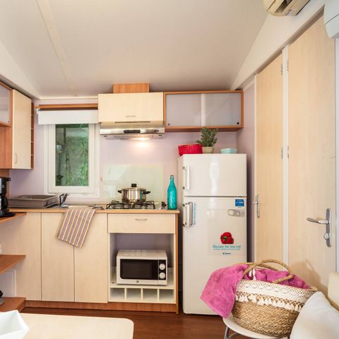 MOBILE HOME 6 people - Comfort | 2 Bedrooms | Sleeps 4-6 people | Single terrace | 1 Bathroom | Air-conditioning