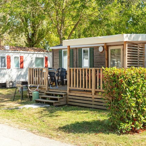 Mobile home 6 persons - Mobile-home | Comfort | 3 Bedrooms | 6 Pers. | Raised terrace | Air conditioning