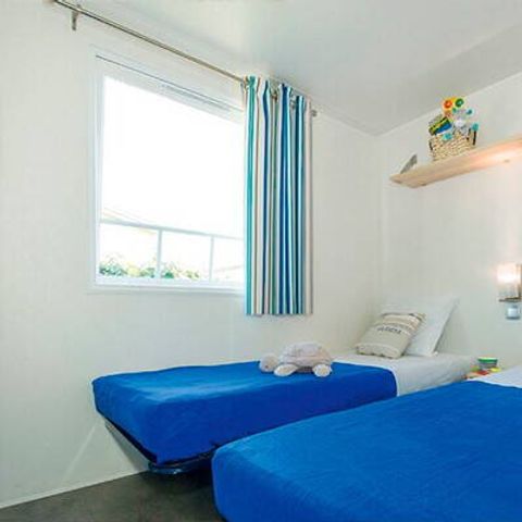 Mobile home 6 persons - Mobile-home | Comfort | 2 Bedrooms | 4/6 Pers. | Single terrace | Air-con.