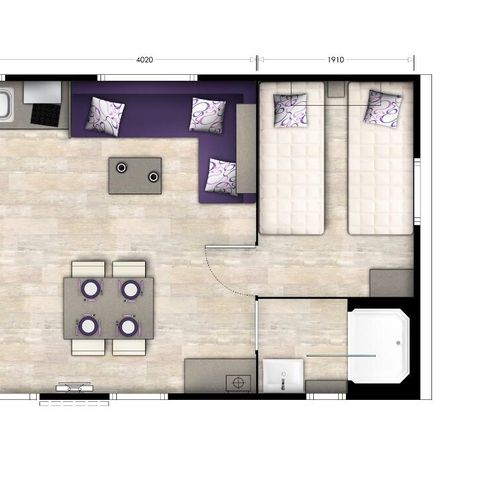 MOBILE HOME 6 people - Passion