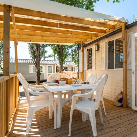 Mobile home 4 persons - Comfort | 2 Bedrooms | 4 Pers | Raised terrace | Air conditioning