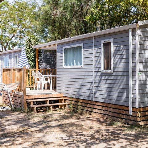 Mobile home 6 persons - Mobile-home | Comfort | 2 Bedrooms | 4/6 Pers. | Single terrace | Air-con.