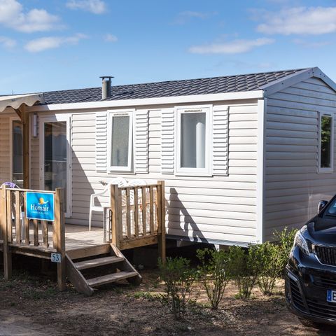 Mobile home 6 persons - Mobile-home | Comfort | 3 Bedrooms | 6 Pers. | Raised terrace | Air conditioning