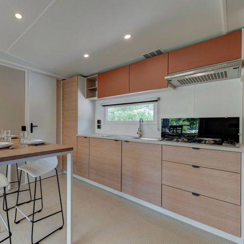 Mobile home 6 persons - Mobile-home | Comfort XL | 3 Bedrooms | 6 Pers. | Raised terrace | Air conditioning