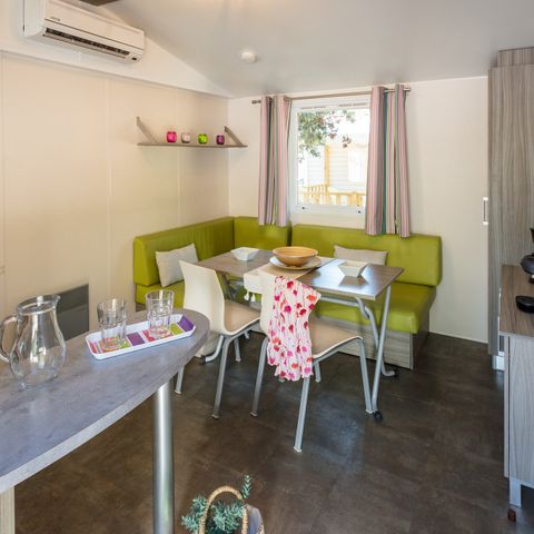 Mobile home 6 persons - Classic | 2 Bedrooms | 4/6 Pers. | Raised terrace | Air-con.