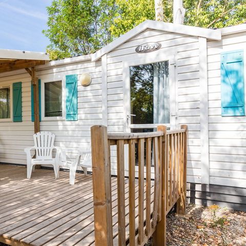 Mobile home 6 persons - Mobil-home | Classic | 3 Bedrooms | 6 Pers. | Raised terrace | Air-con.