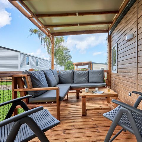 Mobile home 6 persons - Mobile home | Premium Exclusive | 3 Bedrooms | 6 Pers | Terrace Lounge | Air conditioning | TV