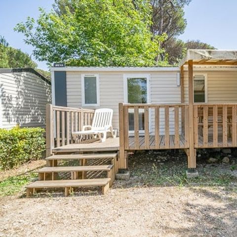 Mobile home 5 persons - Mobile-home | Comfort | 2 Bedrooms | 5 Pers | Raised terrace | 2 bathrooms | Air conditioning | TV