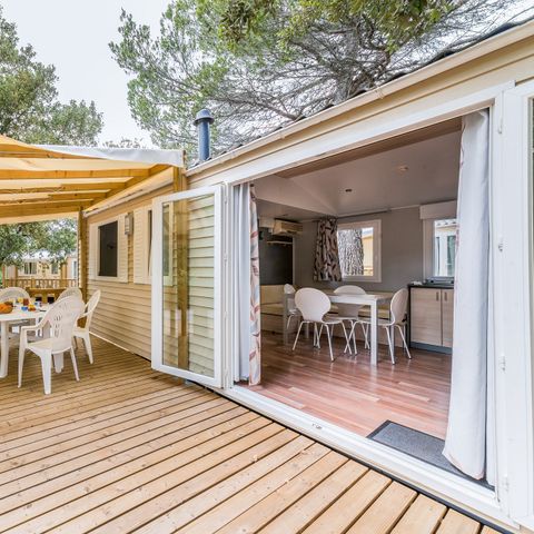 Mobile home 6 persons - Mobile-home | Comfort XL | 3 Bedrooms | 6 Pers. | Raised terrace | Air conditioning