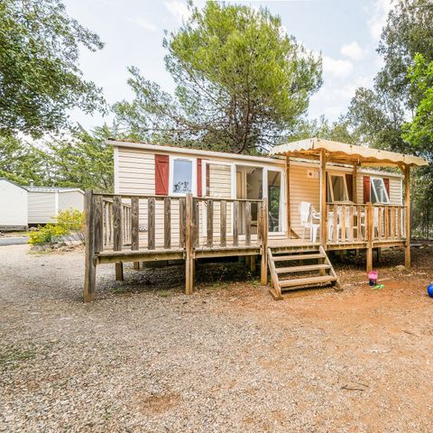 Mobile home 6 persons - Classic | 2 Bedrooms | 4/6 Pers. | Raised terrace | Air-con.