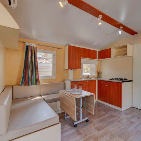 Mobile home 6 persons - Mobile-home | Comfort | 3 Bedrooms | 6 Pers. | Raised terrace | Air conditioning