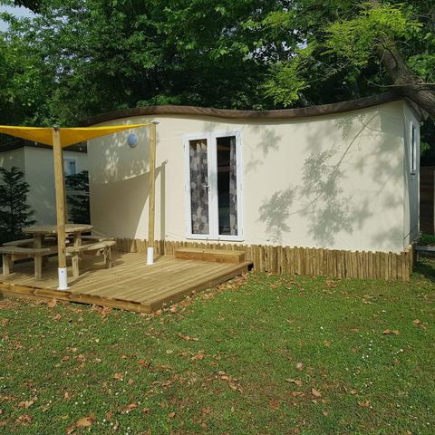 Glamping tent 6 persons - Canvas bungalow | 2 Bedrooms | 4/6 People | No bathroom | Air-conditioned
