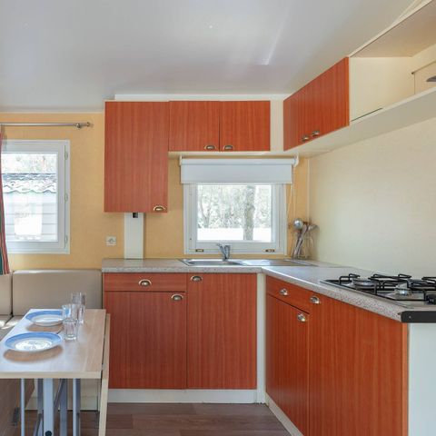 Mobile home 6 persons - Mobile-home | Comfort | 3 Bedrooms | 6 Pers. | Raised terrace | Air conditioning