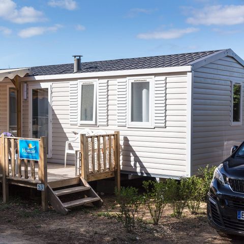 Mobile home 6 persons - Mobile-home | Comfort | 3 Bedrooms | 6 Pers. | Raised terrace | Air conditioning