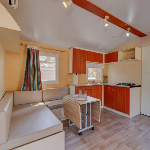 Mobile home 6 persons - Mobile-home | Comfort | 3 Bedrooms | 6 Pers. | Raised terrace | Air conditioning