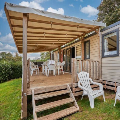 Mobile home 4 persons - Mobile home | Premium Exclusive | 2 Bedrooms | 4 Pers | Terrace Lounge | Air conditioning | TV