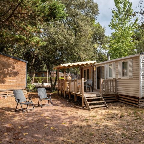 Mobile home 6 persons - Mobile-home | Comfort | 3 Bedrooms | 6 Pers. | Terrace Lounge | Clim.