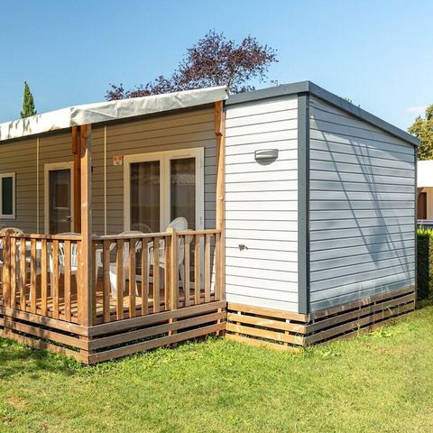 Mobile home 4 persons - Mobile-home | Premium | 2 Bedrooms | 4 Pers. | Raised terrace | Air-con.