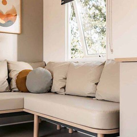 Mobile home 8 persons - Mobile-home | Comfort | 4 Bedrooms | 8 Pers. | Raised terrace | 2 bathrooms | Air-con.