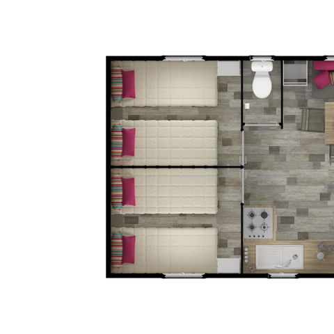 MOBILE HOME 6 people - BERMUDE TRIO (7/7)