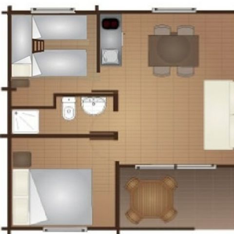 Bungalow 5 persons - PONENTS