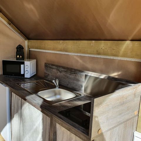 CANVAS AND WOOD TENT 4 people - SALECCIA