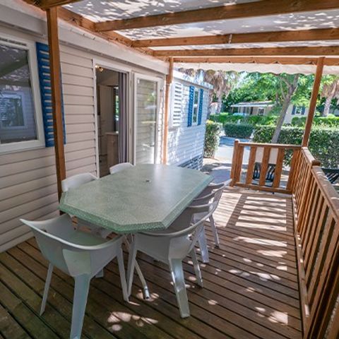 MOBILE HOME 4 people - Comfort | 2 Bedrooms | 4 Pers. | Raised terrace