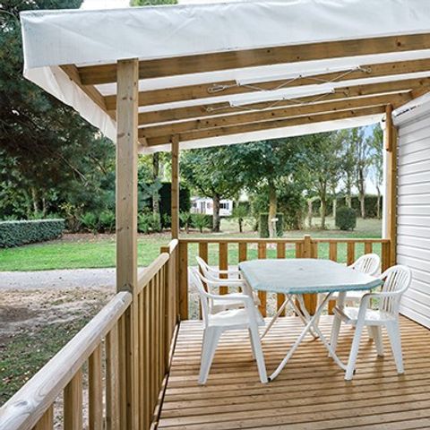 MOBILE HOME 6 people - Classic XL | 2 Bedrooms | 4/6 Pers. | Raised terrace
