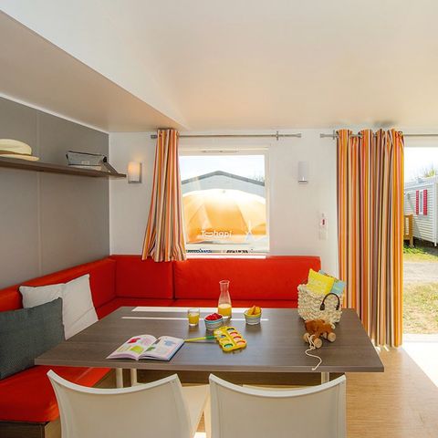 MOBILE HOME 6 people - Classic XL | 3 Bedrooms | 6 Pers. | Covered Terrace | TV
