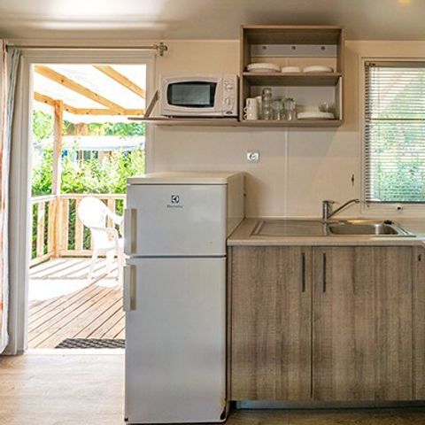 MOBILE HOME 6 people - Mobil-home | Classic XL | 3 Bedrooms | 6 Pers. | Raised terrace | Air-con.