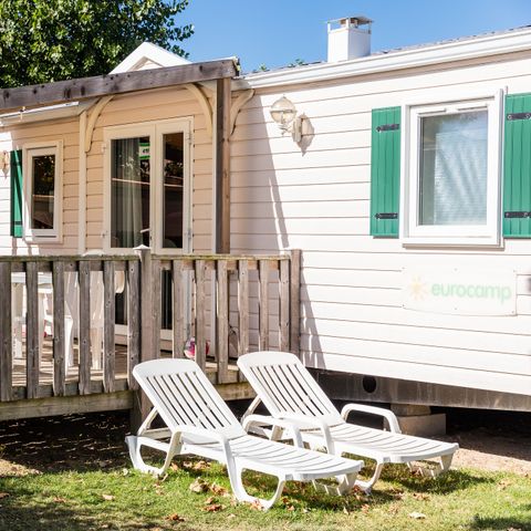 MOBILE HOME 6 people - Mobil-home | Classic XL | 3 Bedrooms | 6 Pers. | Raised terrace | Air-con.