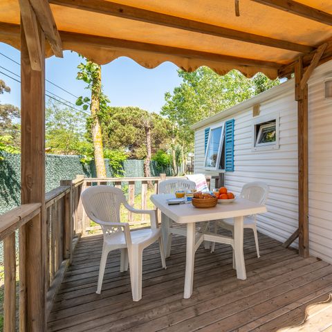 MOBILE HOME 6 people - Mobil-home | Classic XL | 3 Bedrooms | 6 Pers. | Raised terrace | Air-con.