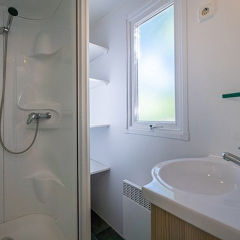 Mobile home 4 persons - Mobile-home | Comfort | 2 Bedrooms | 4 Pers. | Raised terrace | Air-con.