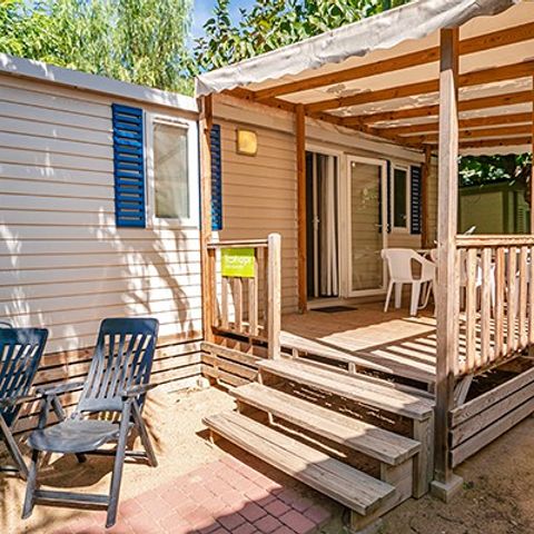 Mobile home 6 persons - Mobile-home | Comfort XL | 3 Bedrooms | 6 Pers. | Raised terrace | Air conditioning