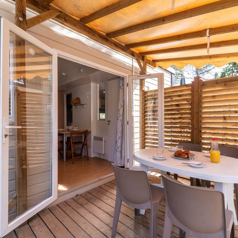 Mobile home 6 persons - Comfort XL | 3 Bedrooms | 6 Pers | Raised terrace | Air conditioning