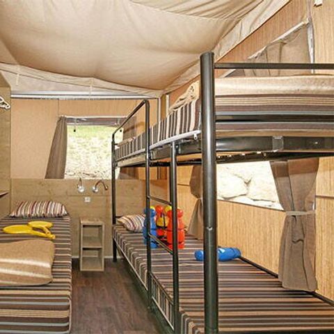 Lodge 5 persons - Super Lodge Tent | 2 Bedrooms | 4/5 Pers.