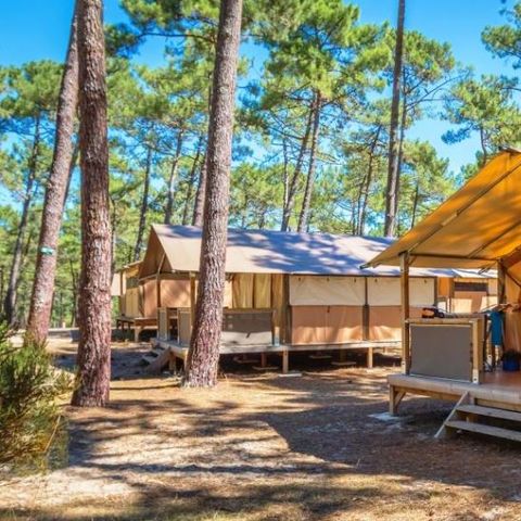CANVAS AND WOOD TENT 6 people - TENTE LODGE Victoria | 6 pers. 2 Bdrms.