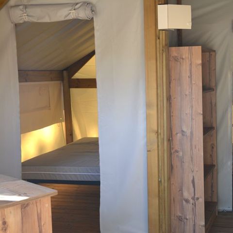 CANVAS AND WOOD TENT 4 people - TENTE LODGE - Les Yuccas | 4 pers. 2 bdrms.