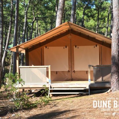 CANVAS AND WOOD TENT 4 people - TENTE LODGE - Les Yuccas | 4 pers. 2 bdrms.