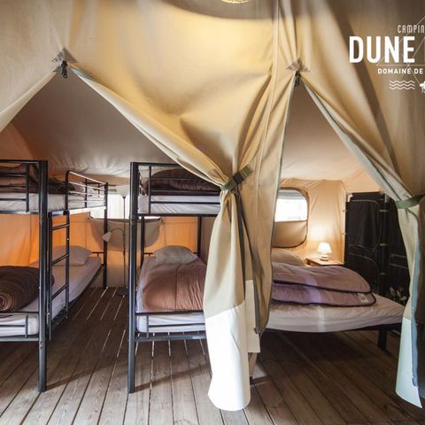 CANVAS AND WOOD TENT 6 people - LODGE CONFORT Kenya | 6 pers. 2 bdrms.