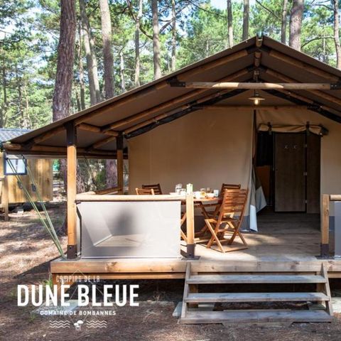 CANVAS AND WOOD TENT 5 people - LODGE CONFORT Victoria | 5 pers. 2 bdrms.