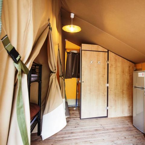 CANVAS AND WOOD TENT 5 people - LODGE CONFORT Victoria | 5 pers. 2 bdrms.
