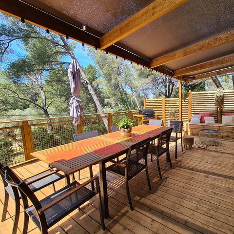Mobile home 8 persons - Cottage COTE JARDIN 40m² (3 bedrooms)