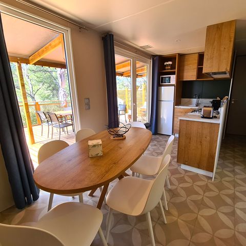 Mobile home 8 persons - Cottage COTE JARDIN 40m² (3 bedrooms)