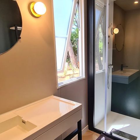 Mobile home 5 persons - NEW 2023 ! Cottage MAGNOLIA + jacuzzi 32m² (2 bedrooms)
