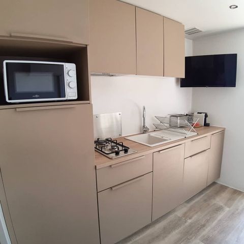 Mobile home 2 persons - Cottage JASMIN + jacuzzi 21m² (1 bedroom)