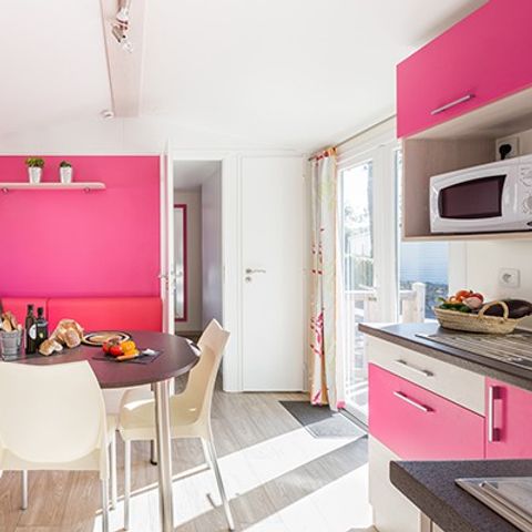 Mobile home 4 persons - Comfort XL | 2 Bedrooms | 4 Pers. | Raised terrace | TV