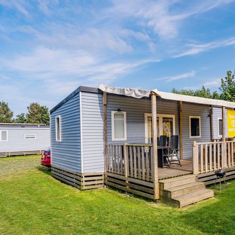 Mobile home 6 persons - Mobile-home | Premium | 3 Bedrooms | 6 Pers. | Raised terrace | TV