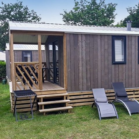 Mobile home 4 persons - Comfort | 2 bedrooms | Sleeps 4 | Single terrace | 1 bathroom | Air conditioning | TV